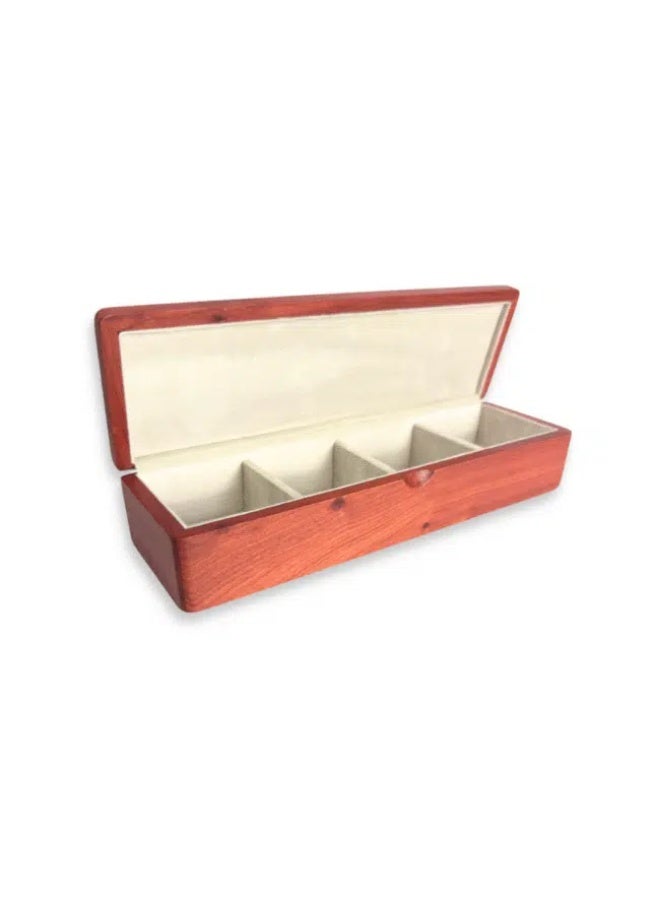 FoxiWood Premium Accessories Wooden Box Organizer -Rosewood - Image 2